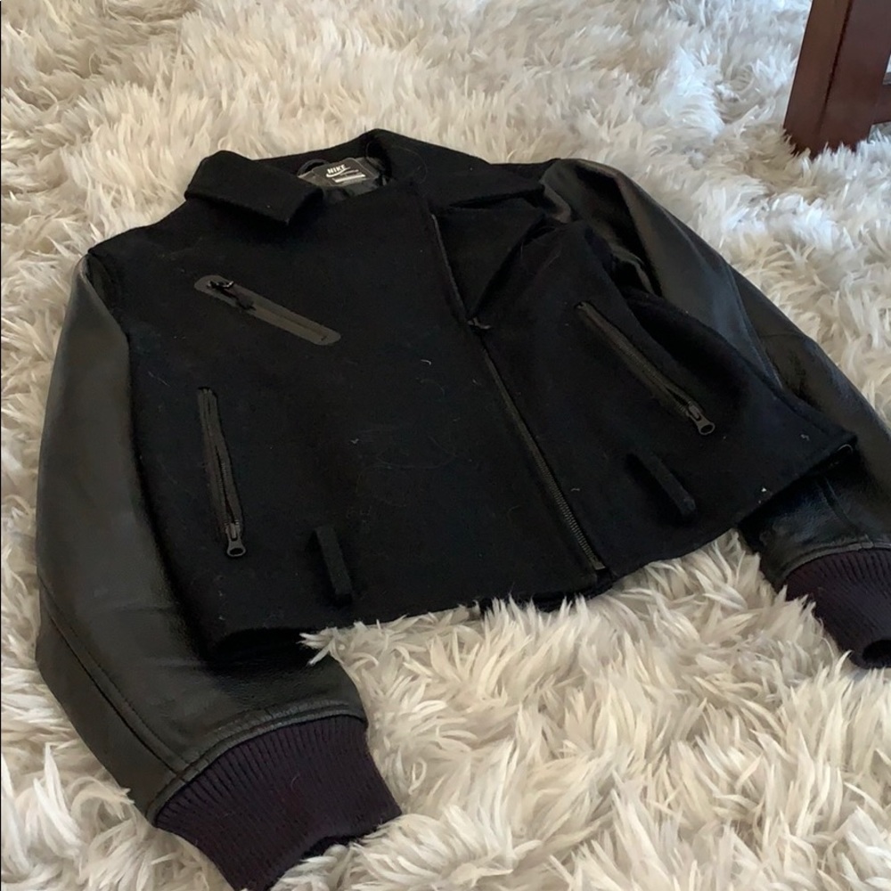 Nike leather jacket